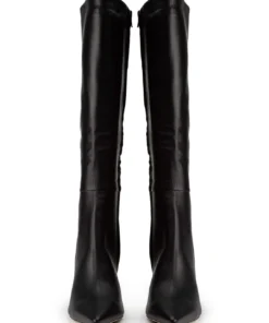 Tony Bianco Apollo Black Venice 10.5cm Calf Boots New Arrivals