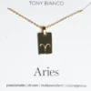 Tony Bianco Accessories Gold Aries Zodiac Necklace
