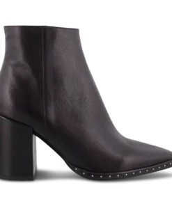 Tony Bianco Bailey Black Albany 8.5cm Ankle Boots Shoes