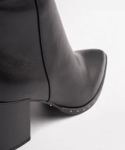 Tony Bianco Bailey Black Albany 8.5cm Ankle Boots Shoes