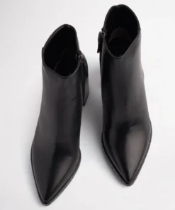 Tony Bianco Bailey Black Albany 8.5cm Ankle Boots Shoes