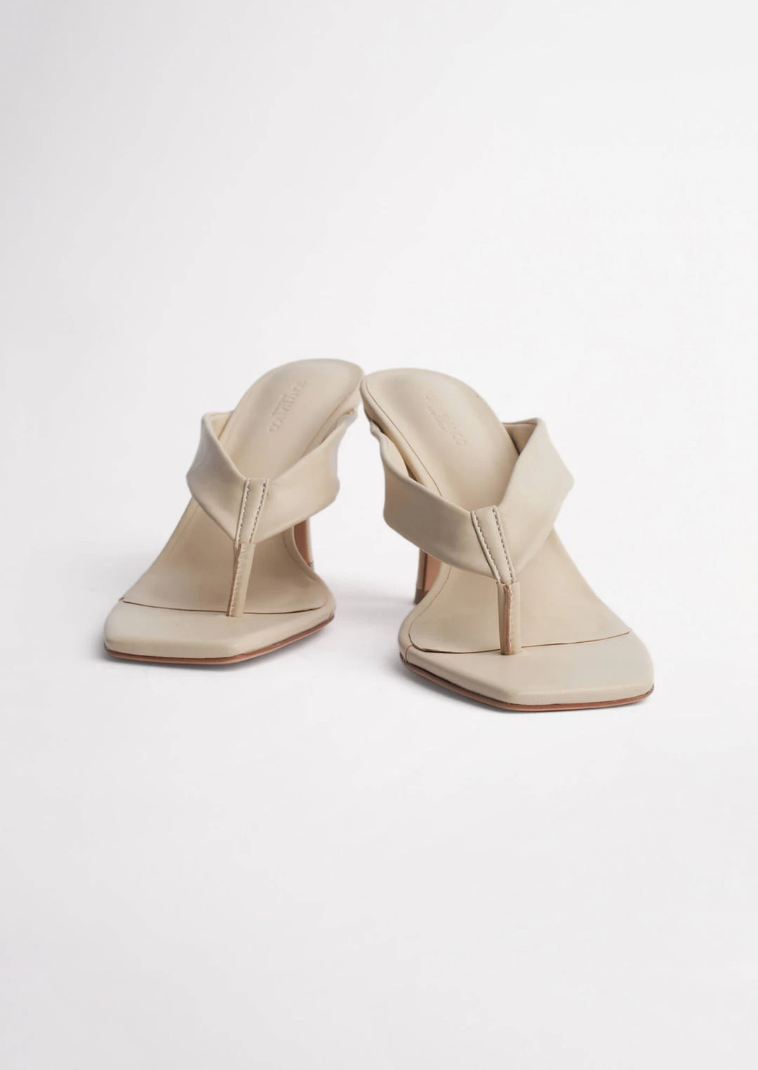 Tony Bianco Bellah Vanilla Sheep Nappa 8.5cm Heels 7 Tony Bianco Bellah Vanilla Sheep Nappa 8.5cm Heels