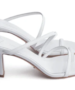 Tony Bianco Blossom White Sheep Nappa 7.5cm Heels