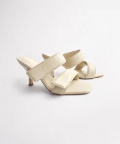 Tony Bianco Bounty Vanilla Sheep Nappa 8.5cm Heels