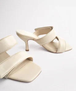 Tony Bianco Bounty Vanilla Sheep Nappa 8.5cm Heels