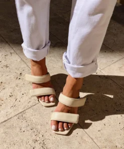 Tony Bianco Bounty Vanilla Sheep Nappa 8.5cm Heels