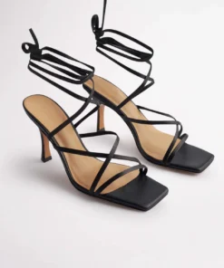 Tony Bianco Caden Black Sheep Nappa 8.5cm Heels 11 Tony Bianco Caden Black Sheep Nappa 8.5cm Heels