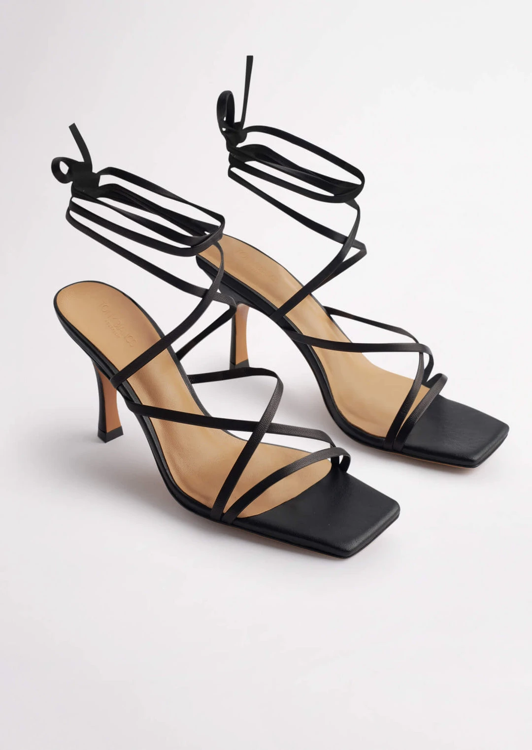 Tony Bianco Caden Black Sheep Nappa 8.5cm Heels 5 Tony Bianco Caden Black Sheep Nappa 8.5cm Heels