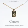 Tony Bianco Gold Cancer Zodiac Necklace Accessories 1 Tony Bianco Gold Cancer Zodiac Necklace Accessories
