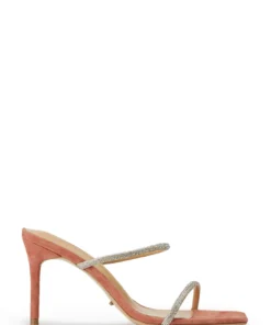 Tony Bianco New Arrivals Chase Rose Suede 8.5cm Heels