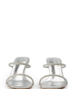 Tony Bianco Chase Silver Nappa Metallic 8.5cm Heels New Arrivals