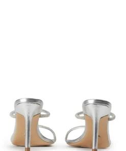 Tony Bianco Chase Silver Nappa Metallic 8.5cm Heels New Arrivals