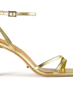 Tony Bianco Hot List Corso Gold Nappa Metallic 8.5cm Heels