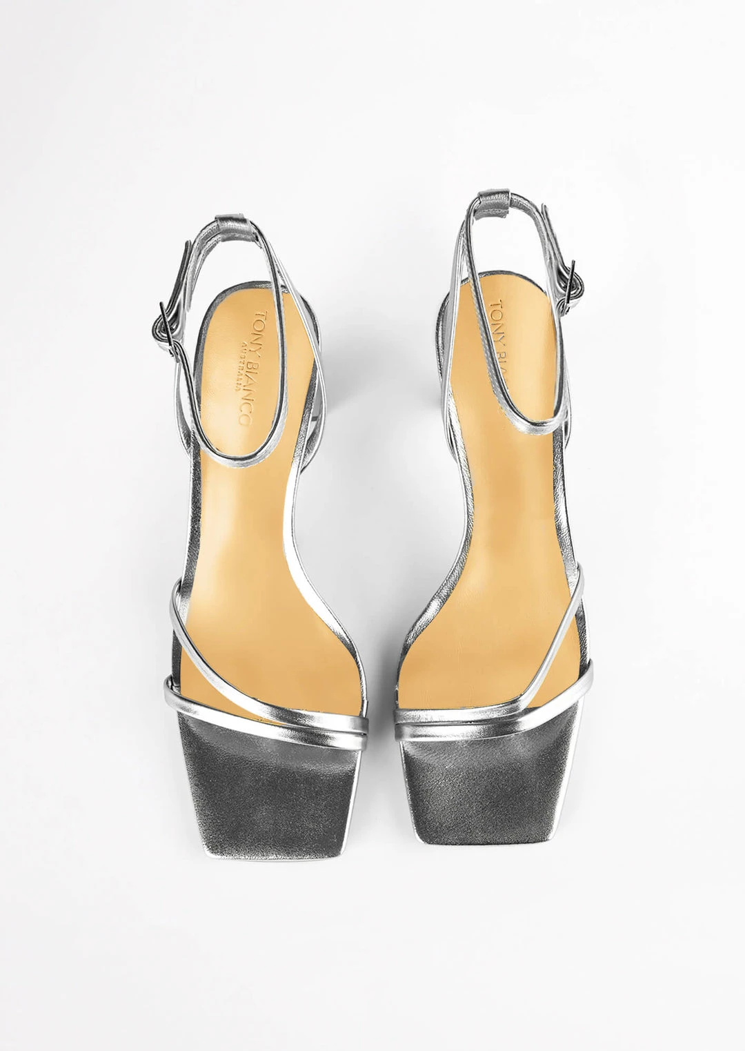Tony Bianco Corso Silver Foil 8.5cm Heels 5 Tony Bianco Corso Silver Foil 8.5cm Heels