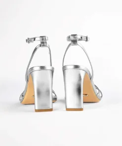 Tony Bianco Corso Silver Foil 8.5cm Heels 9 Tony Bianco Corso Silver Foil 8.5cm Heels