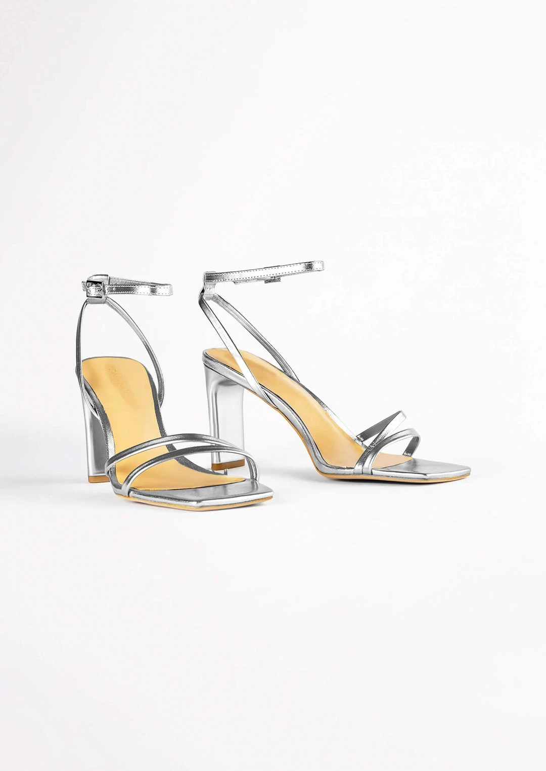 Tony Bianco Corso Silver Foil 8.5cm Heels 4 Tony Bianco Corso Silver Foil 8.5cm Heels