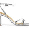 Tony Bianco Corso Silver Foil 8.5cm Heels