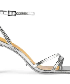 Tony Bianco Corso Silver Foil 8.5cm Heels