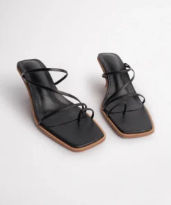 Tony Bianco Shoes Danni Black Sheep Nappa 6.5cm Heels