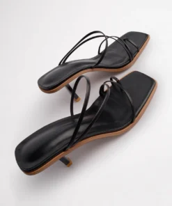 Tony Bianco Shoes Danni Black Sheep Nappa 6.5cm Heels