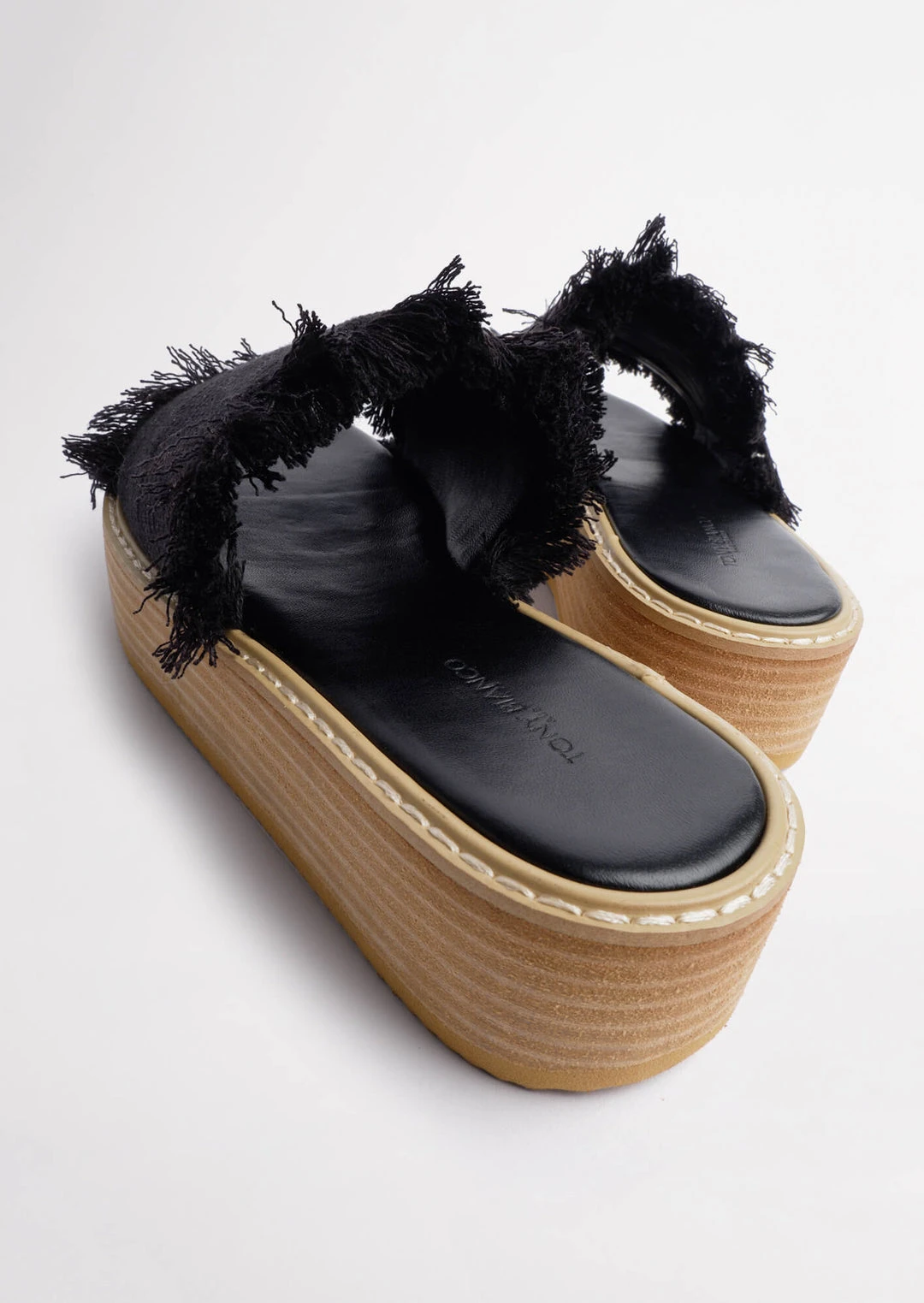 Tony Bianco Ebony Black 4.5cm Sandals Shoes 7 Tony Bianco Ebony Black 4.5cm Sandals Shoes