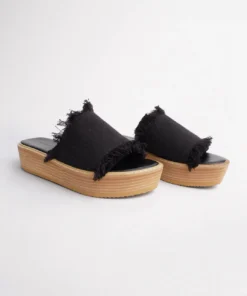 Tony Bianco Ebony Black 4.5cm Sandals Shoes