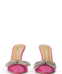 Tony Bianco New Arrivals Ellen Pink Satin 10.5cm Heels