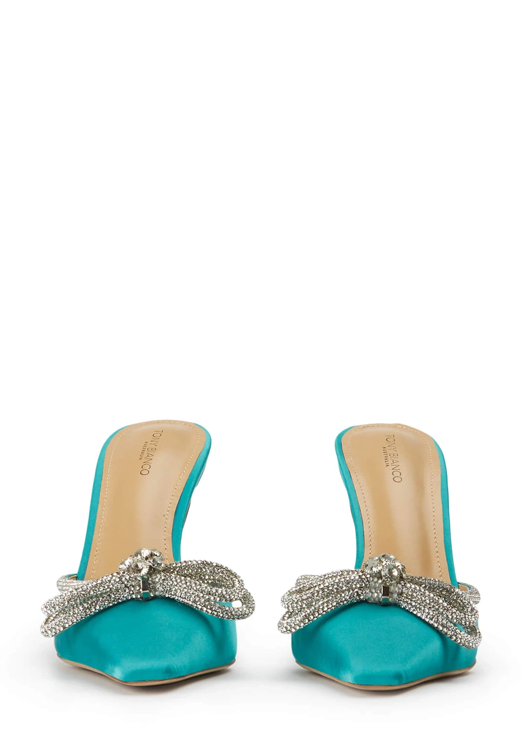 Tony Bianco Ellen Sea Satin 10.5cm Heels New Arrivals 4 Tony Bianco Ellen Sea Satin 10.5cm Heels New Arrivals