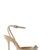Tony Bianco Eros Nude Satin 10.5cm Heels