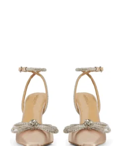 Tony Bianco Eros Nude Satin 10.5cm Heels