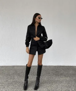 Tony Bianco Hot List Fantasy Black Venice 8cm Calf Boots