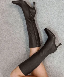 Tony Bianco New Arrivals Fantasy Chocolate Nappa 8cm Calf Boots