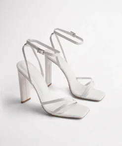 Tony Bianco Fiance Milk Capretto 11cm Heels