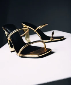 Tony Bianco Shoes Florence Gold Foil 11cm Heels