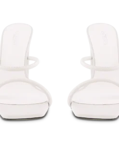 Tony Bianco Florence White Sheep Nappa 11cm Heels Best Sellers