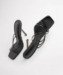 Tony Bianco Foxie Black Kid 10.5cm Heels Best Sellers