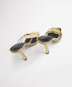 Tony Bianco Best Sellers Foxie Gold Foil 10.5cm Heels 11 Tony Bianco Best Sellers Foxie Gold Foil 10.5cm Heels