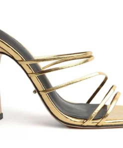 Tony Bianco Best Sellers Foxie Gold Foil 10.5cm Heels