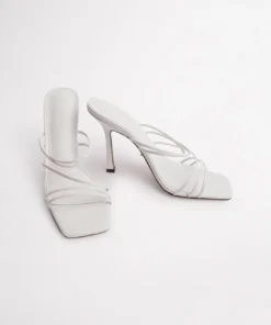 Tony Bianco Best Sellers Foxie White Kid 10.5cm Heels
