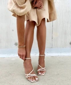 Tony Bianco Franci Vanilla Sheep Nappa 10.5cm Heels