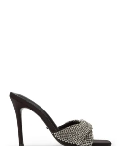 Tony Bianco Fringe Crystal/Black 10.5cm Heels New Arrivals