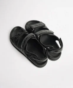 Tony Bianco Hiranni Black Sheep Nappa 3.5cm Sandals