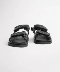 Tony Bianco Hiranni Black Sheep Nappa 3.5cm Sandals