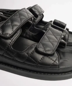 Tony Bianco Hiranni Black Sheep Nappa 3.5cm Sandals