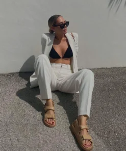 Tony Bianco Best Sellers Hiranni Honey Sheep Nappa 3.5cm Sandals