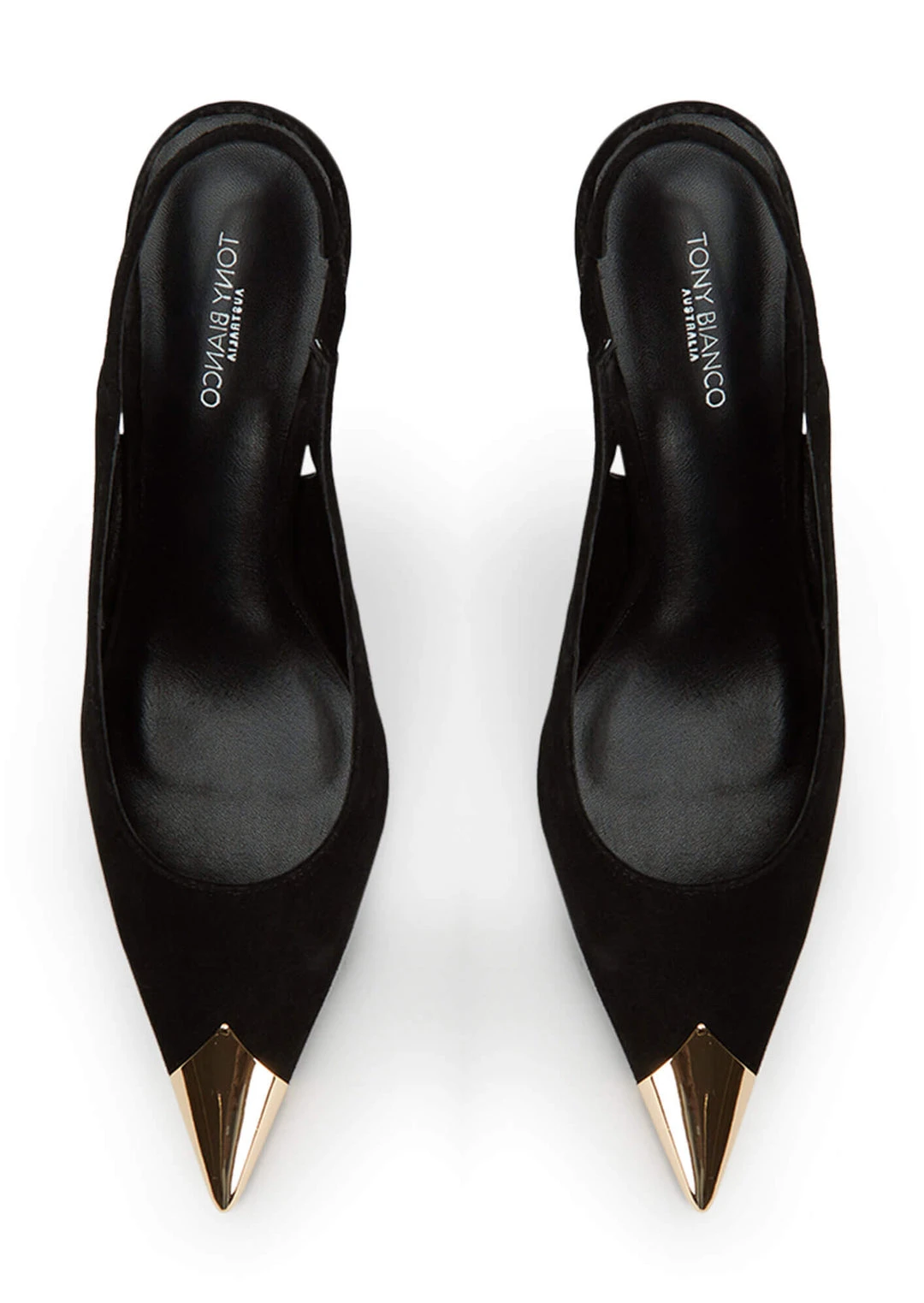 Tony Bianco Hope Black Suede 9.5cm Heels 5 Tony Bianco Hope Black Suede 9.5cm Heels