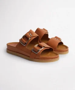 Tony Bianco Back In Stock Hunter Tan Como 5cm Sandals