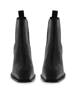 Tony Bianco Shoes Ilyssa Black Como 10cm Ankle Boots