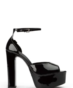 Tony Bianco Hot List Jayze Black Patent 14cm Heels