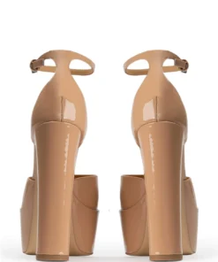 Tony Bianco Jayze Nude Patent 14cm Heels New Arrivals